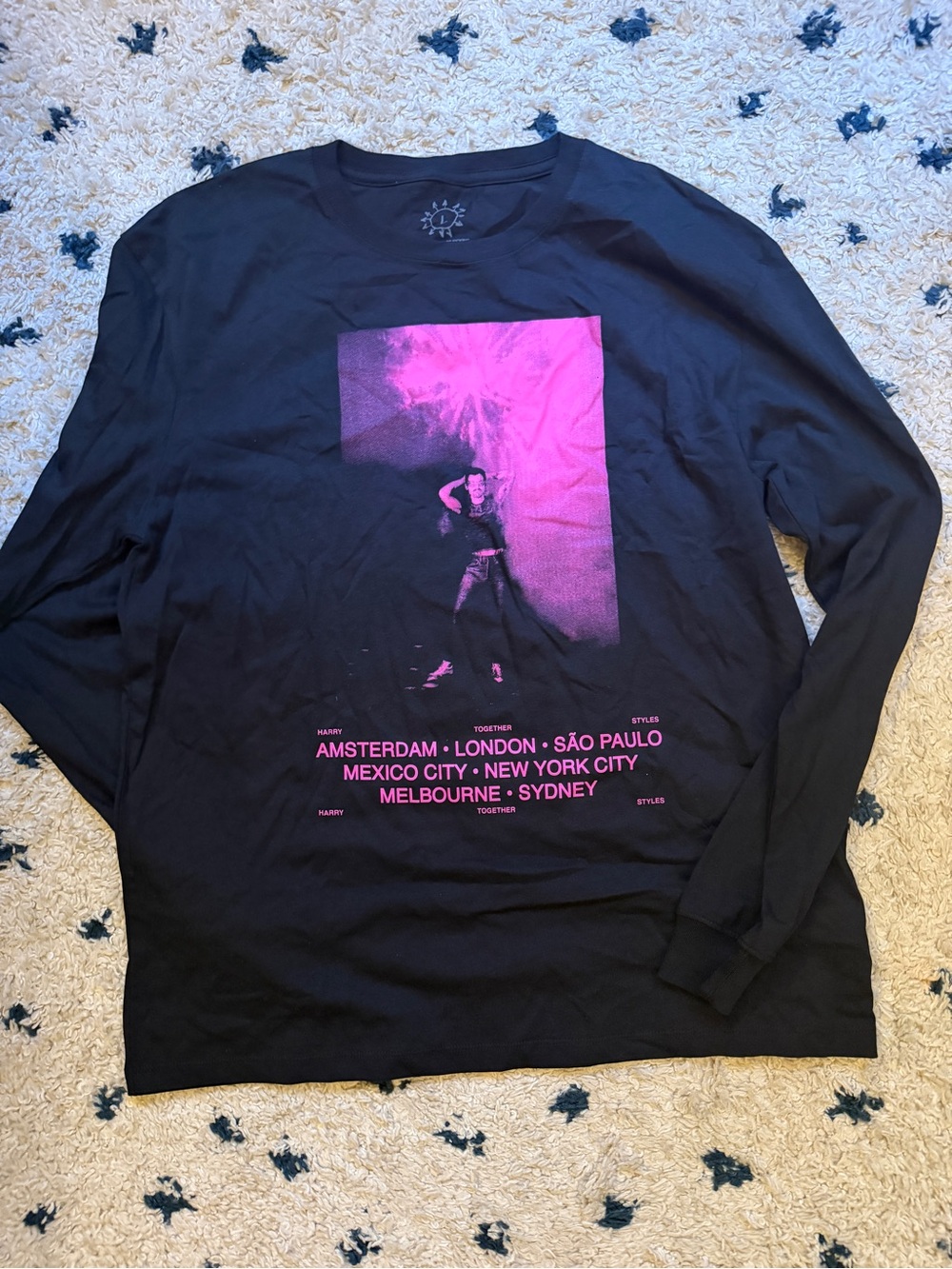 Harry Styles Together, Together AmEx Exclusive Wembley Long Sleeve Tee